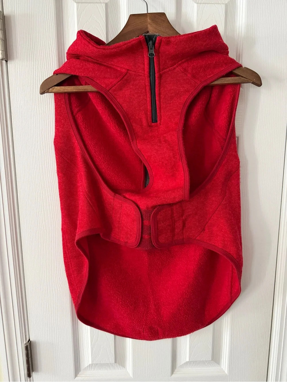 Kurgo Red Fleece Dog Coat Jacket XL Reflective Zip Large Dog